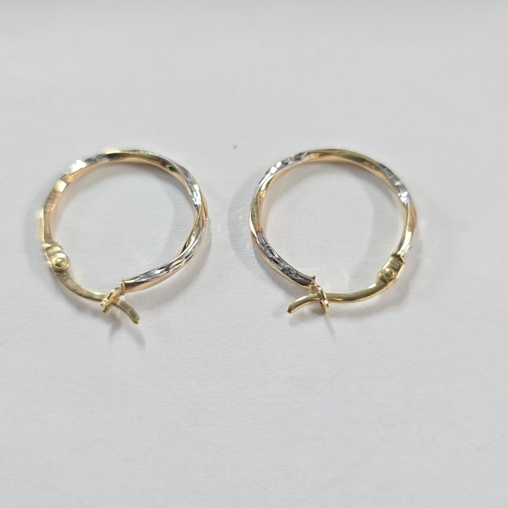 ARRACADAS PAR ORO 14 K 1.4 GRMS (SEMINUEVO)