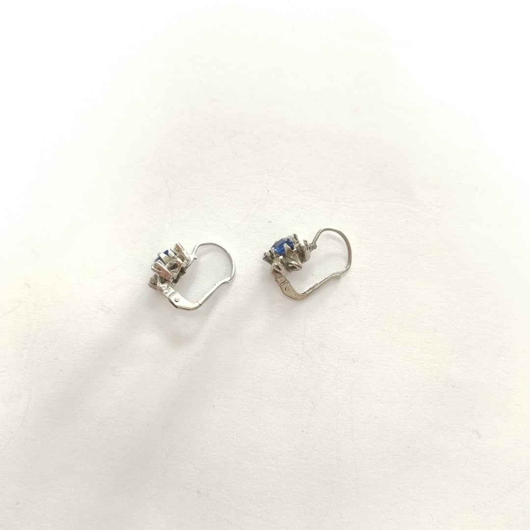 ARETES PAR ORO,ORO BLANCO 14 K 2,70 GRMS (SEMINUEVO)
