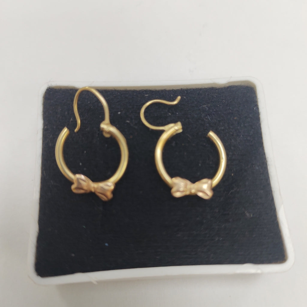 ARRACADAS PAR ORO COMBINADO 14 K 1,40 GRMS (SEMINUEVO)