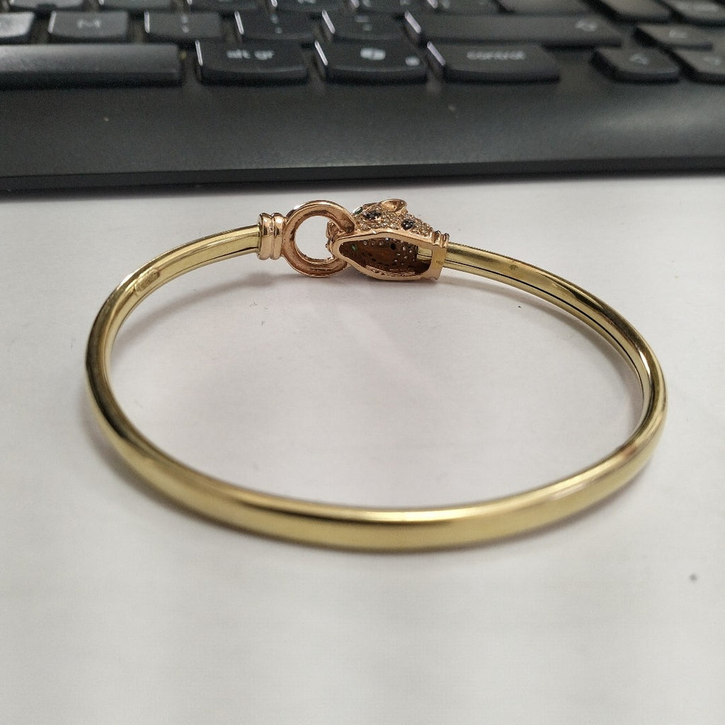 PULSERA RIGIDA ORO 14 K 9,40 GRMS (SEMINUEVO)