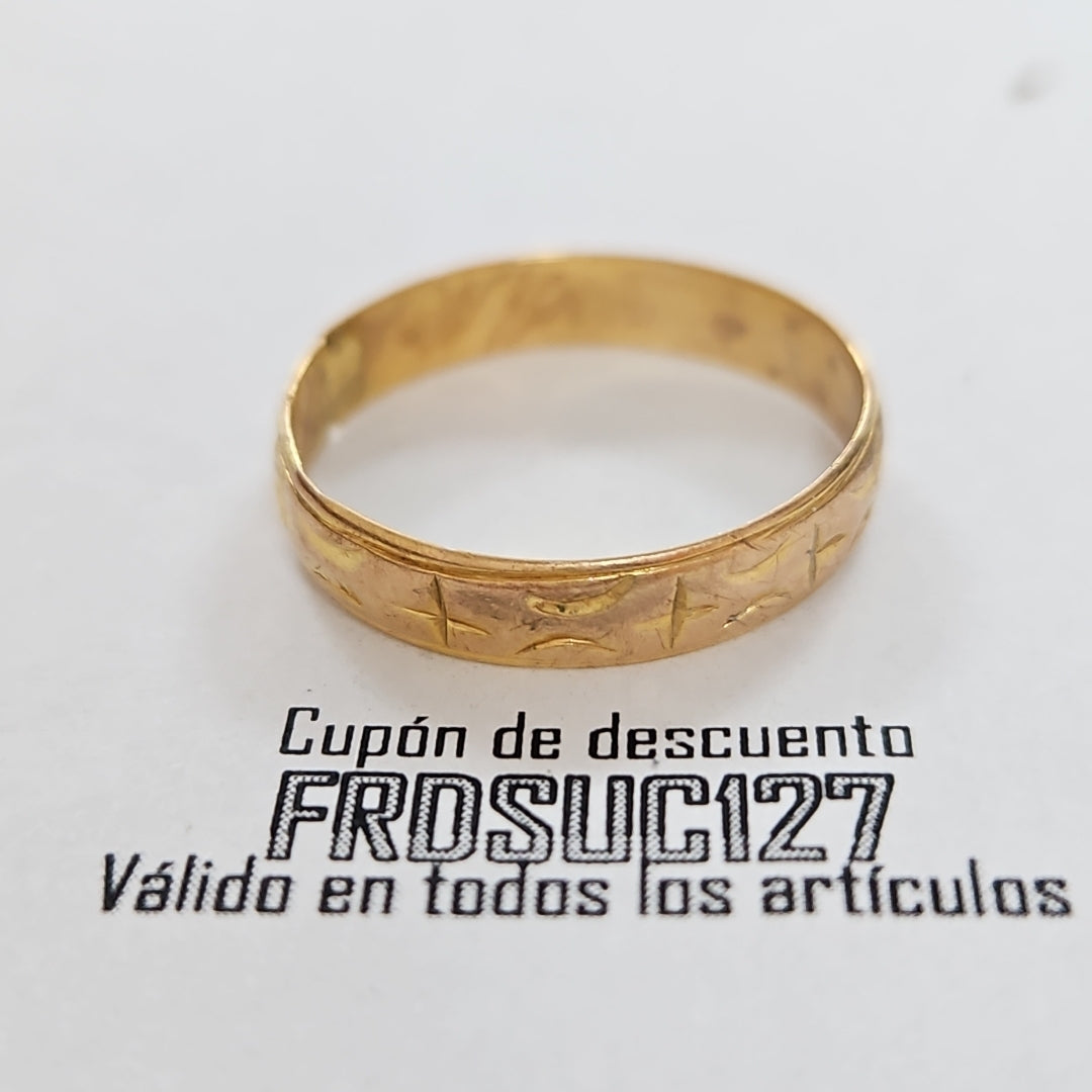 ARGOLLA ORO 10 K 2.4 GRMS (SEMINUEVO)