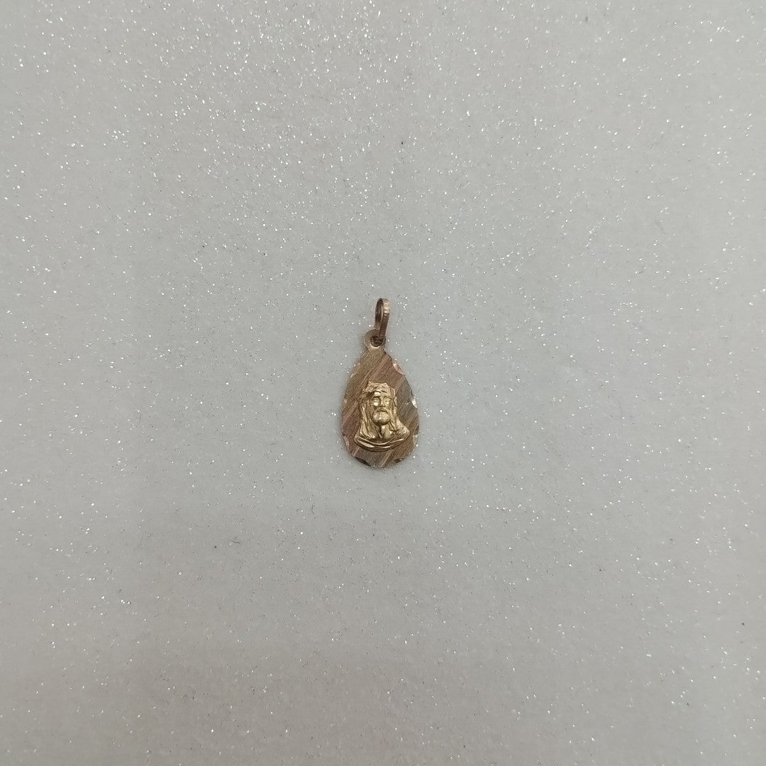 MEDALLA RELIGIOSA ORO COMBINADO 14 K 1,20 GRMS (SEMINUEVO)