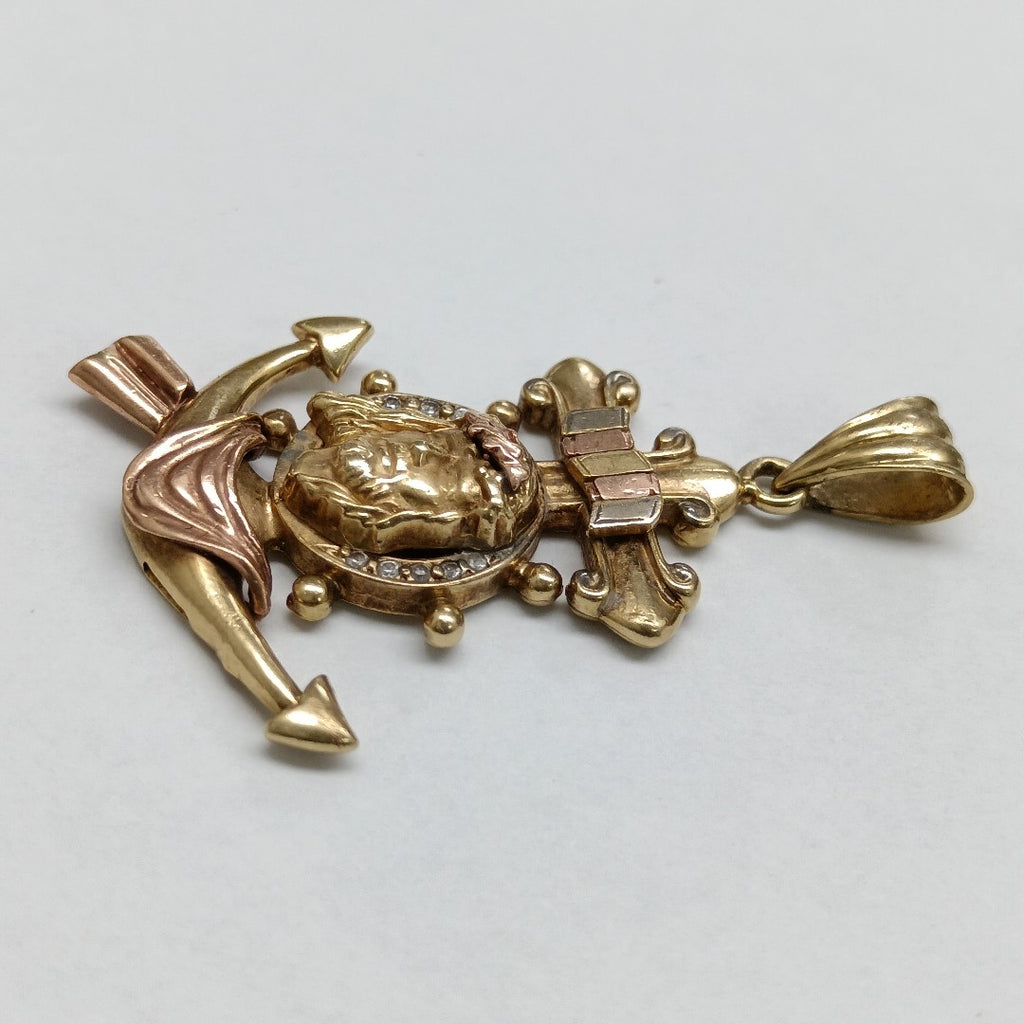 DIJE ORO PLATINO,ORO COMBINADO 10 K 9,40 GRMS (SEMINUEVO)