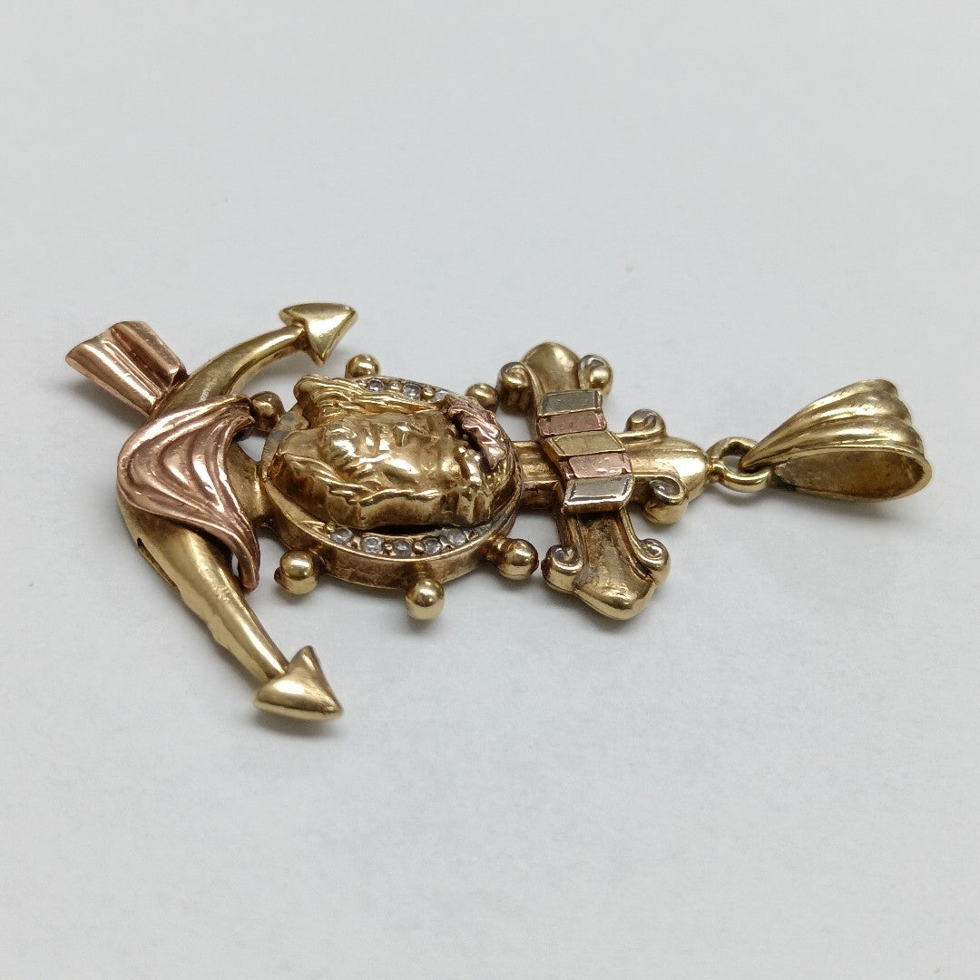 DIJE ORO PLATINO,ORO COMBINADO 10 K 9,40 GRMS (SEMINUEVO)