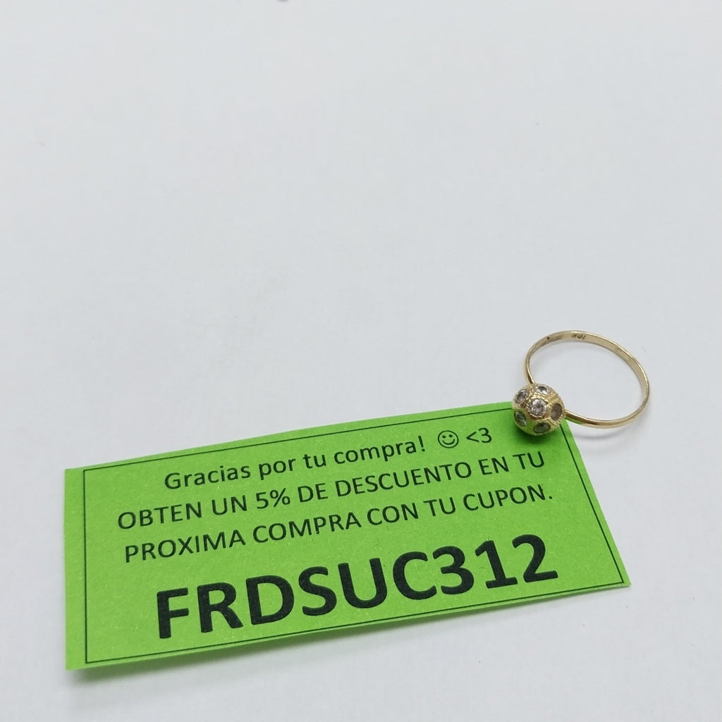 ANILLITO ORO 10 K 1.5 GRMS (SEMINUEVO)