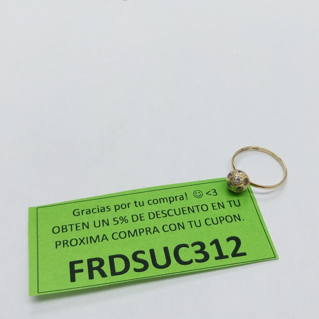 ANILLITO ORO 10 K 1.5 GRMS (SEMINUEVO)