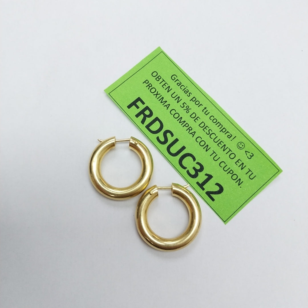 ARRACADAS PAR ORO 14 K 6,40 GRMS (SEMINUEVO)