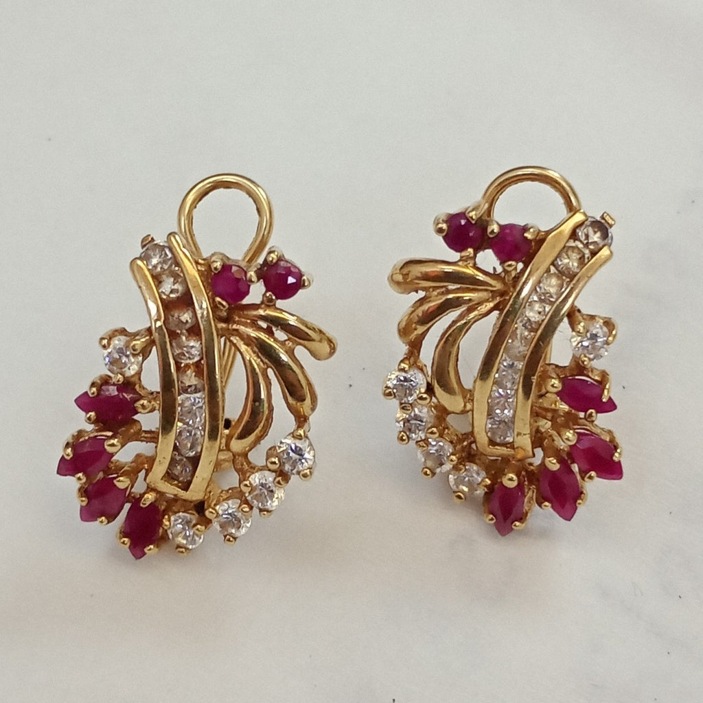 ARETES PAR ORO 14 K 6 GRMS (SEMINUEVO)