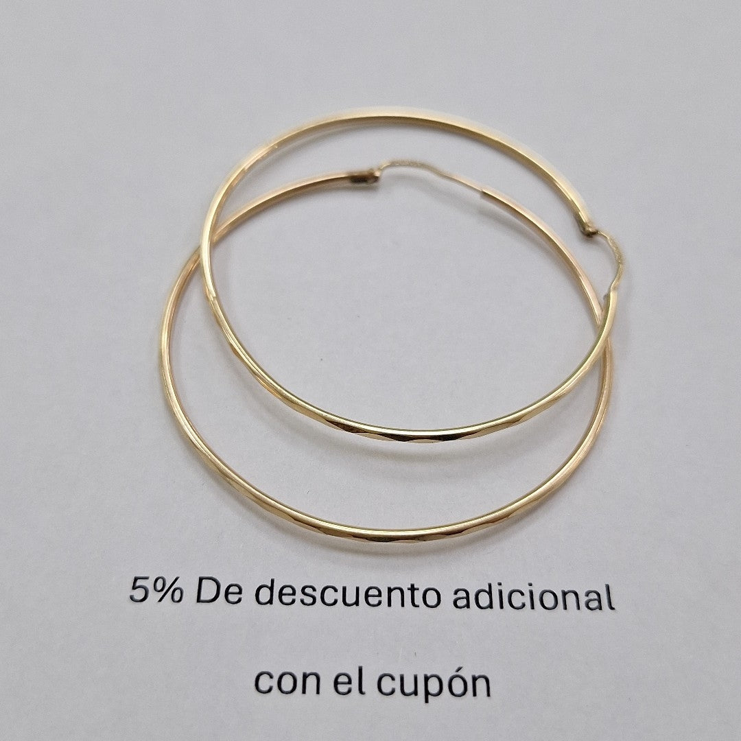 ARRACADAS PAR ORO 10 K 3.4 GRMS (SEMINUEVO)