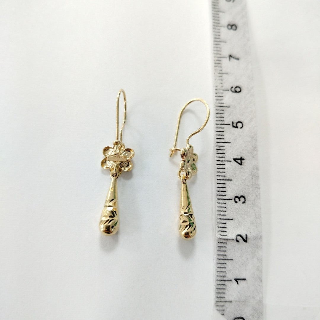 ARETES PAR ORO 14 K 2,20 GRMS (SEMINUEVO)