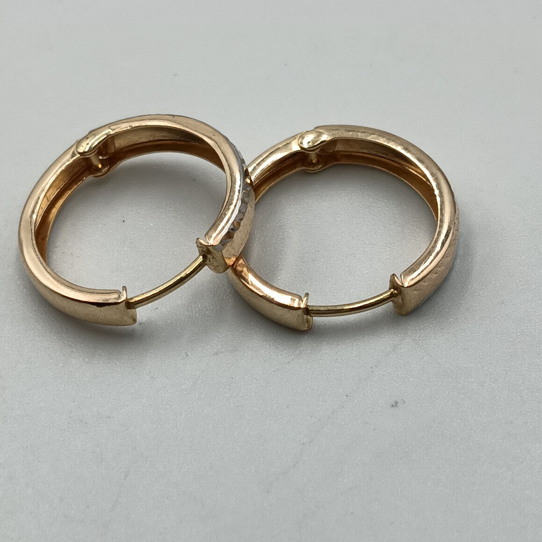 ARRACADAS PAR ORO 14 K 1.6 GRMS (SEMINUEVO)