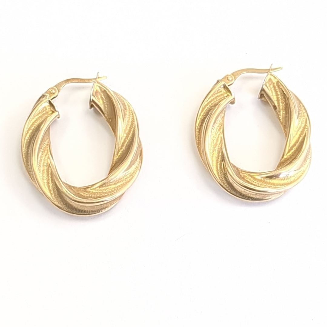 ARETES PAR ORO 14 K 5.6 GRMS (SEMINUEVO)
