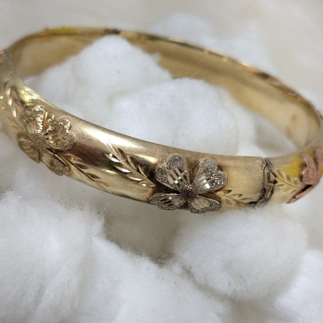 PULSERA RIGIDA ORO 14 K 20.2 GRMS (SEMINUEVO)