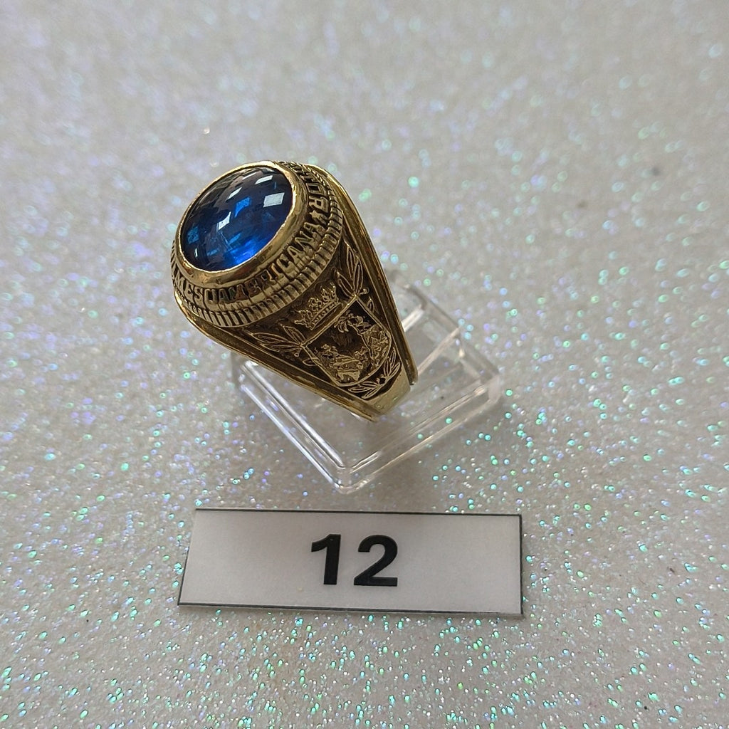 ANILLO DE GRADUACIÓN ORO 10 K 18,80 GRMS (SEMINUEVO)