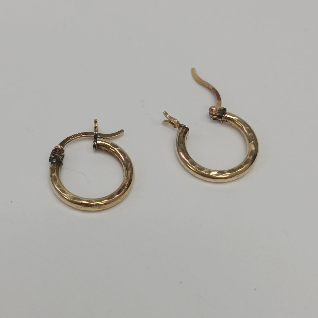 ARRACADAS PAR ORO 14 K 1,30 GRMS (SEMINUEVO)