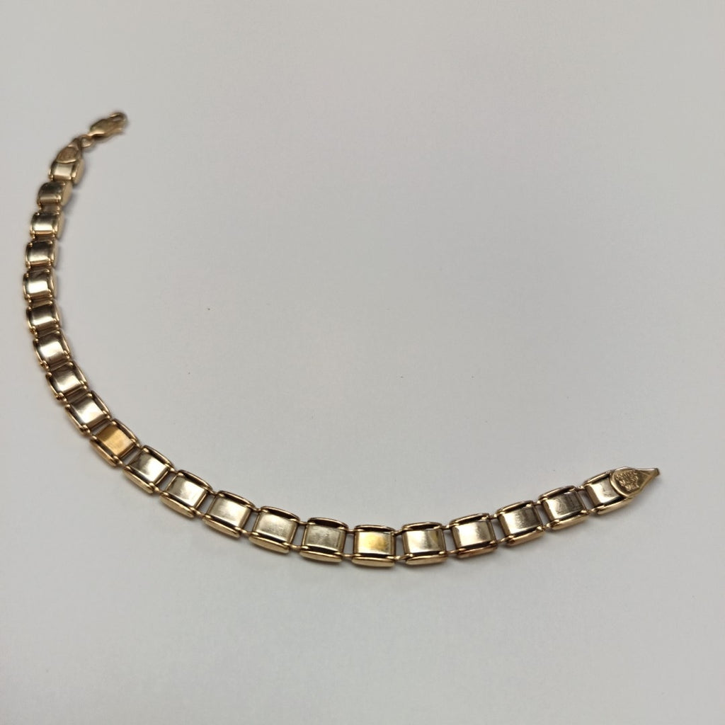 PULSERA ORO, ORO BLANCO 14 K 9 GRMS (SEMINUEVO)