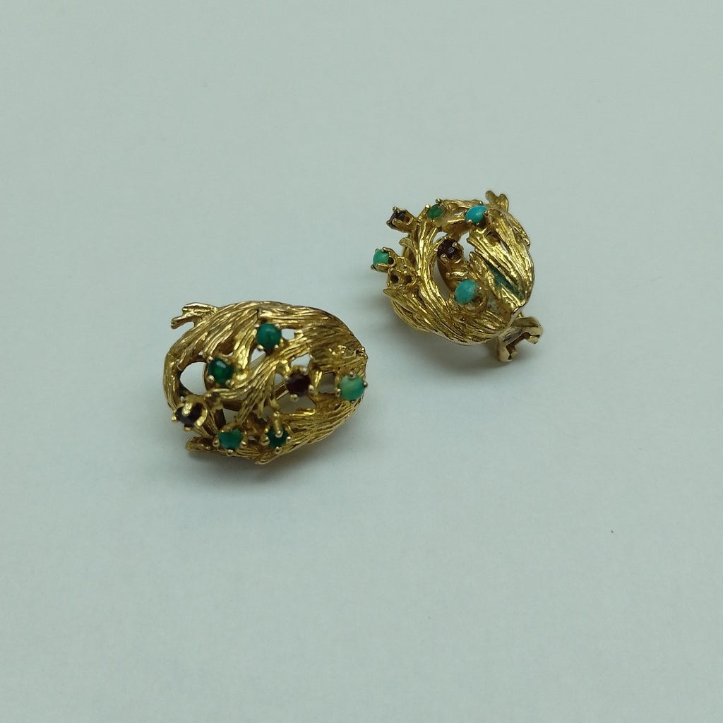 ARETES PAR ORO 10 K 13.9 GRMS (SEMINUEVO)