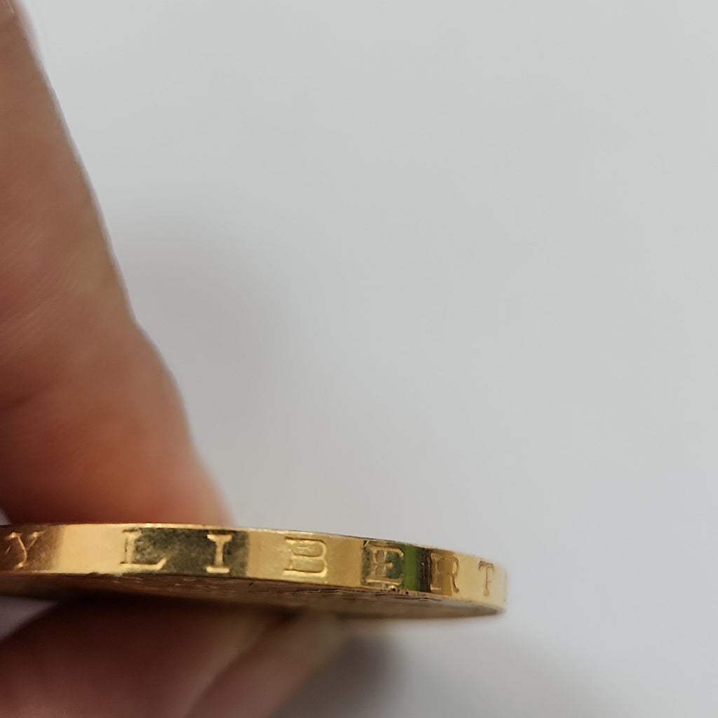 K1 41,60 GRMS 21 K IDENTIFICACIÓN MONEDA NOMINATIVA TEJIDO ESPECIAL MONE (SEMINUEVO)