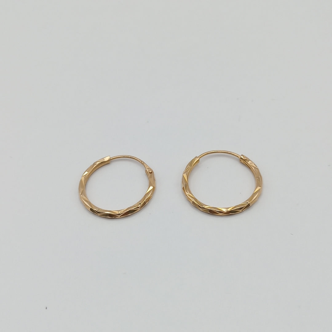 ARRACADAS PAR ORO 14 K 1 GRMS (SEMINUEVO)
