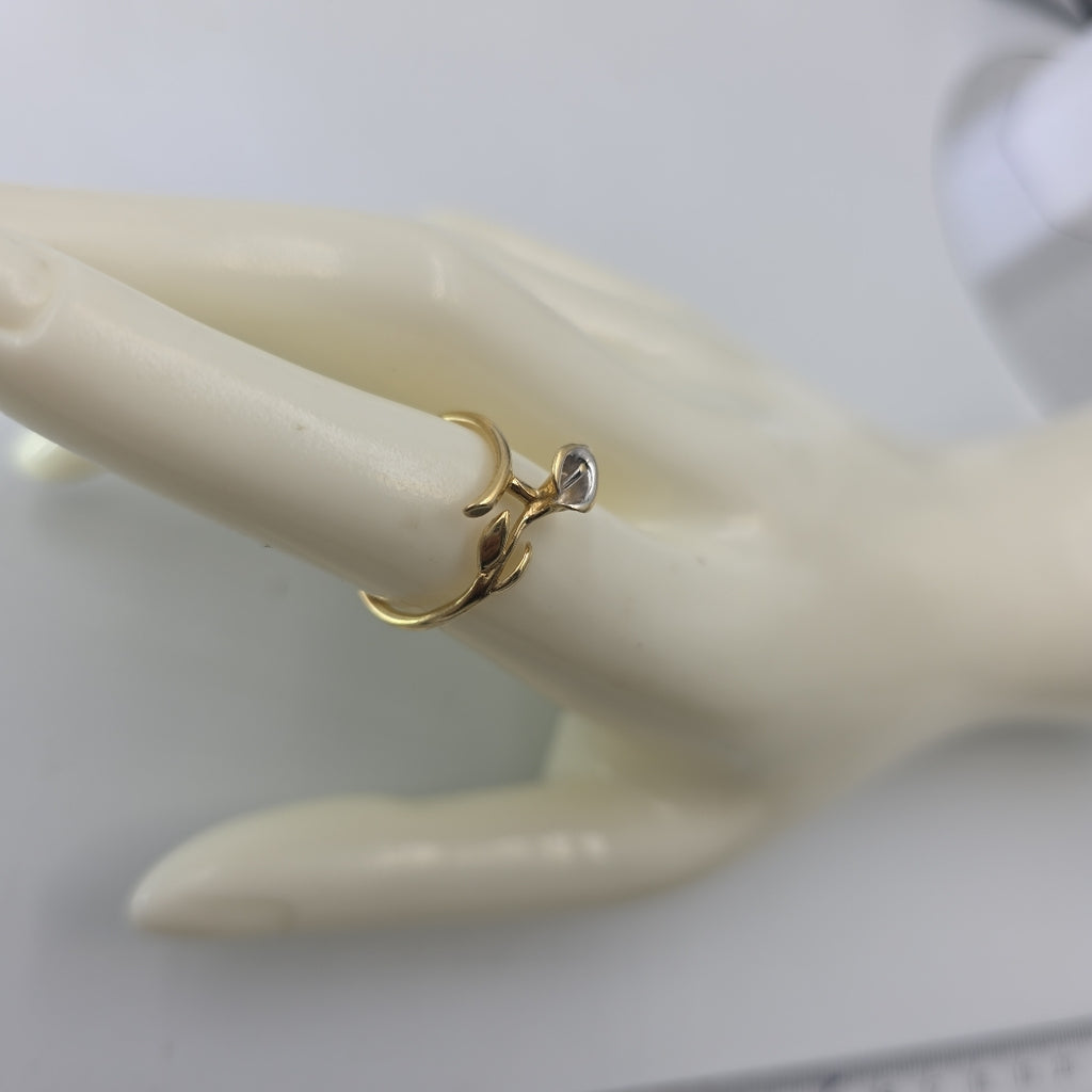 ANILLO ORO,RODIADO 14 K 1,90 GRMS (SEMINUEVO)