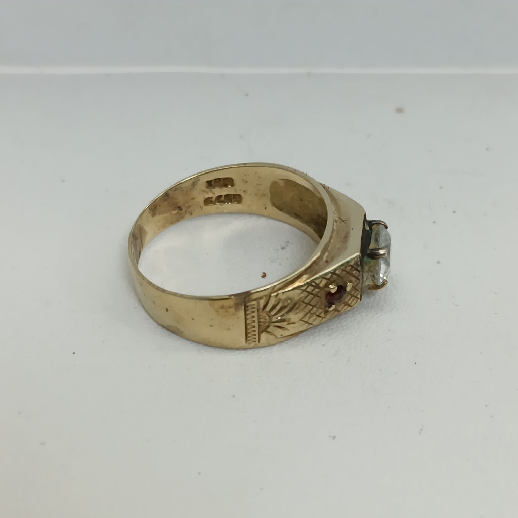 ANILLO ORO 14 K 4.4 GRMS (SEMINUEVO)