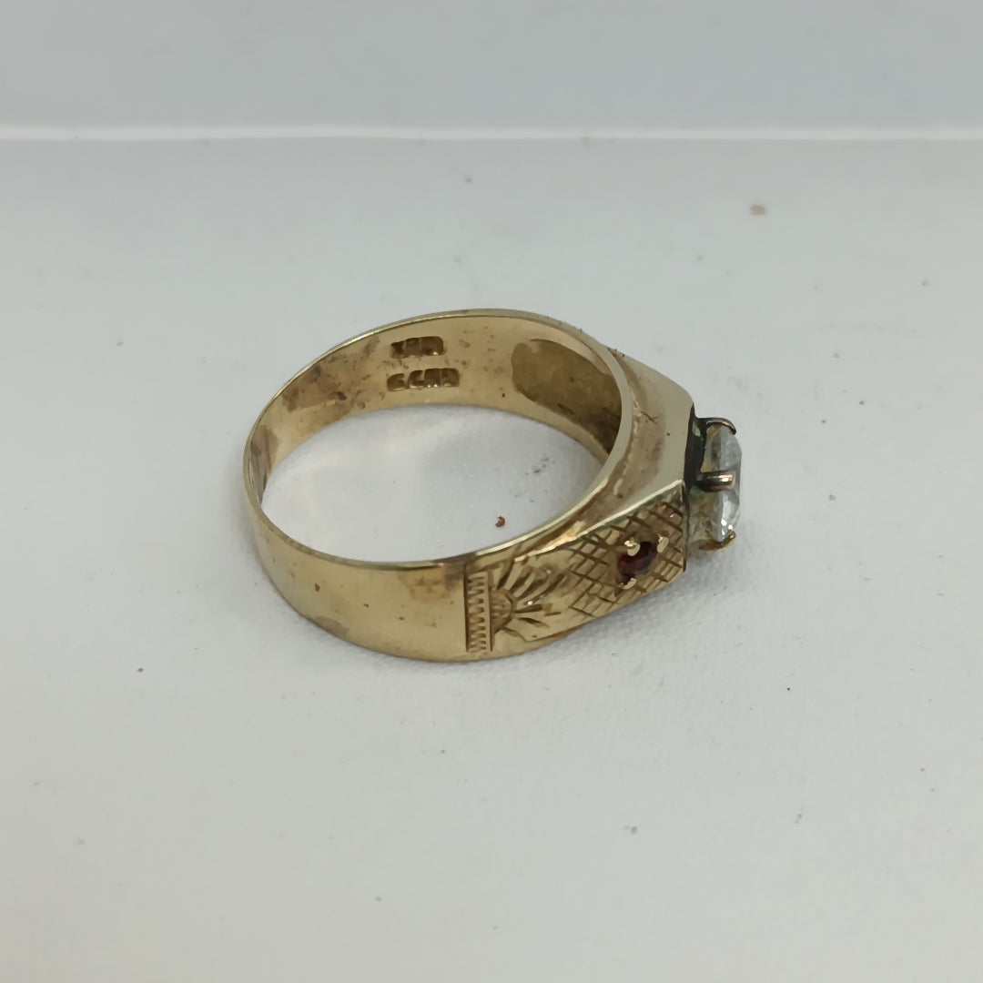 ANILLO ORO 14 K 4.4 GRMS (SEMINUEVO)