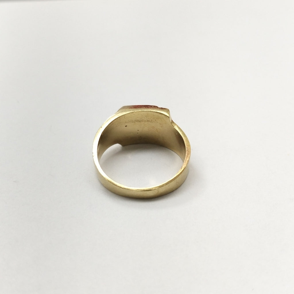 ANILLO DE GRADUACIÓN ORO 14 K 4,70 GRMS (SEMINUEVO)
