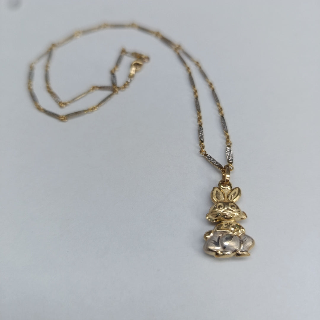 CADENA, DIJE ORO 14 K 3.9 GRMS (SEMINUEVO)