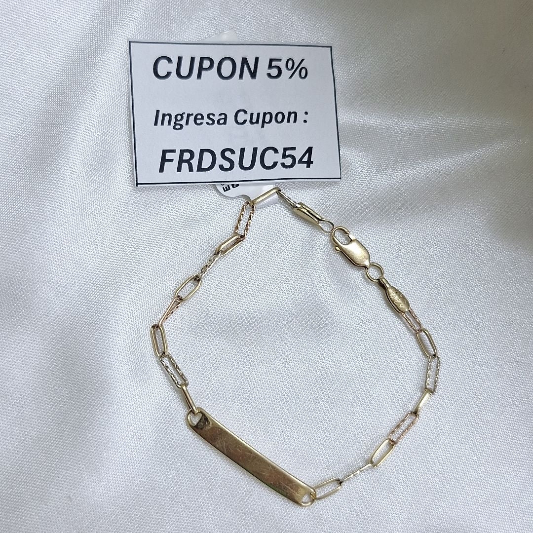 ESCLAVA ORO 14 K 3,10 GRMS (SEMINUEVO)