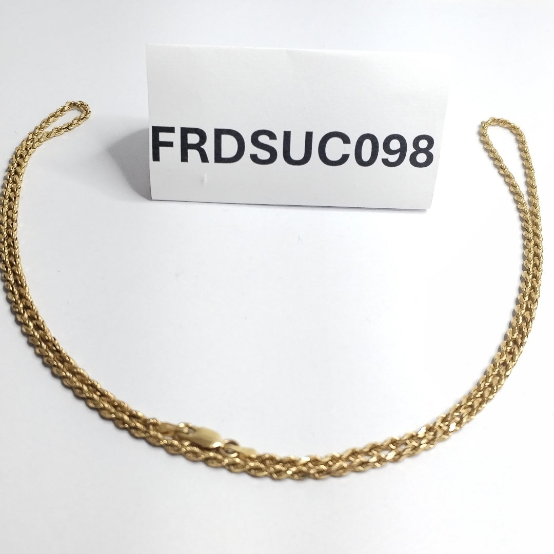 CADENA ORO 14 K 12.8 GRMS (SEMINUEVO)