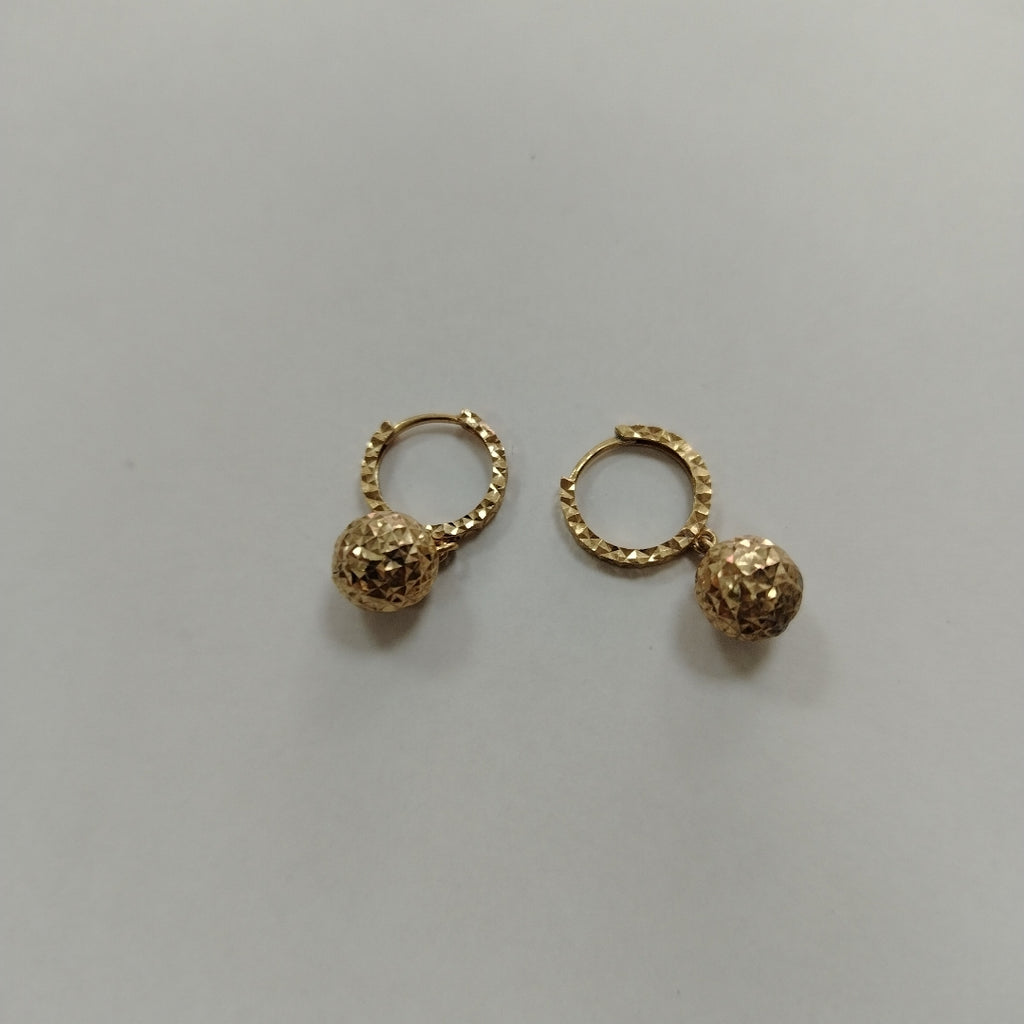ARRACADAS PAR ORO 14 K 2.3 GRMS (SEMINUEVO)