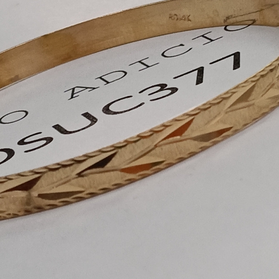 PULSERA RIGIDA ORO 10 K 10.5 GRMS (SEMINUEVO)