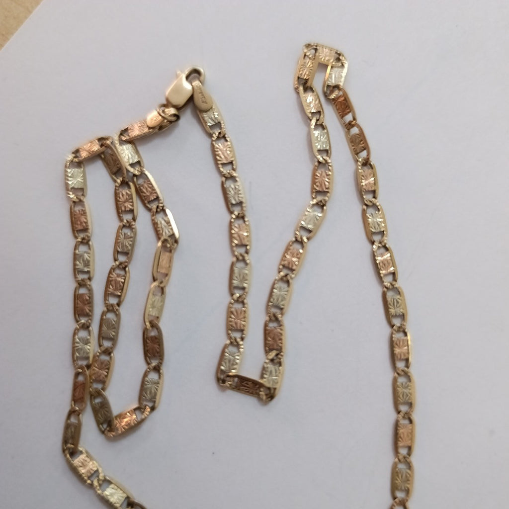 CADENA ORO COMBINADO 10 K 12.5 GRMS (SEMINUEVO)