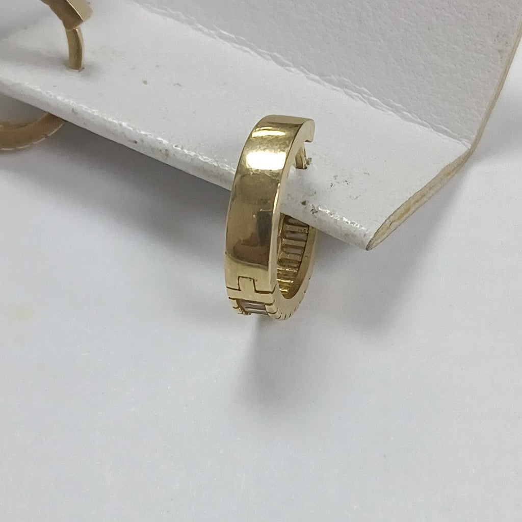 ARRACADAS PAR ORO 14 K 1.9 GRMS (SEMINUEVO)