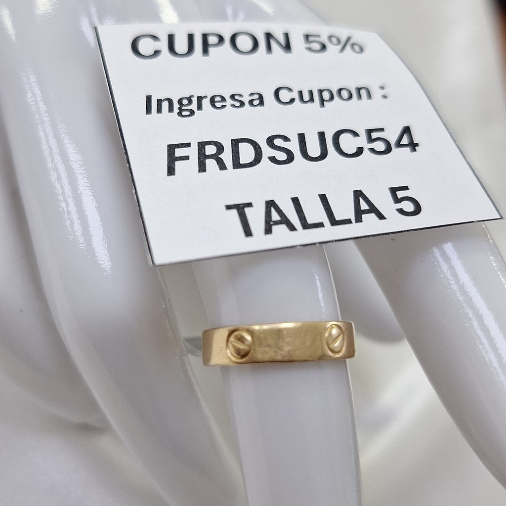 ARGOLLA ORO 18 K 2,50 GRMS (SEMINUEVO)