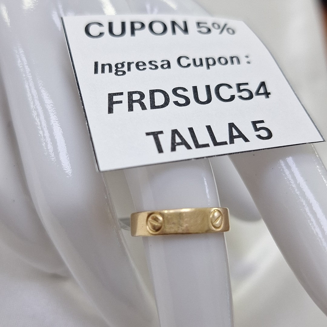 ARGOLLA ORO 18 K 2,50 GRMS (SEMINUEVO)