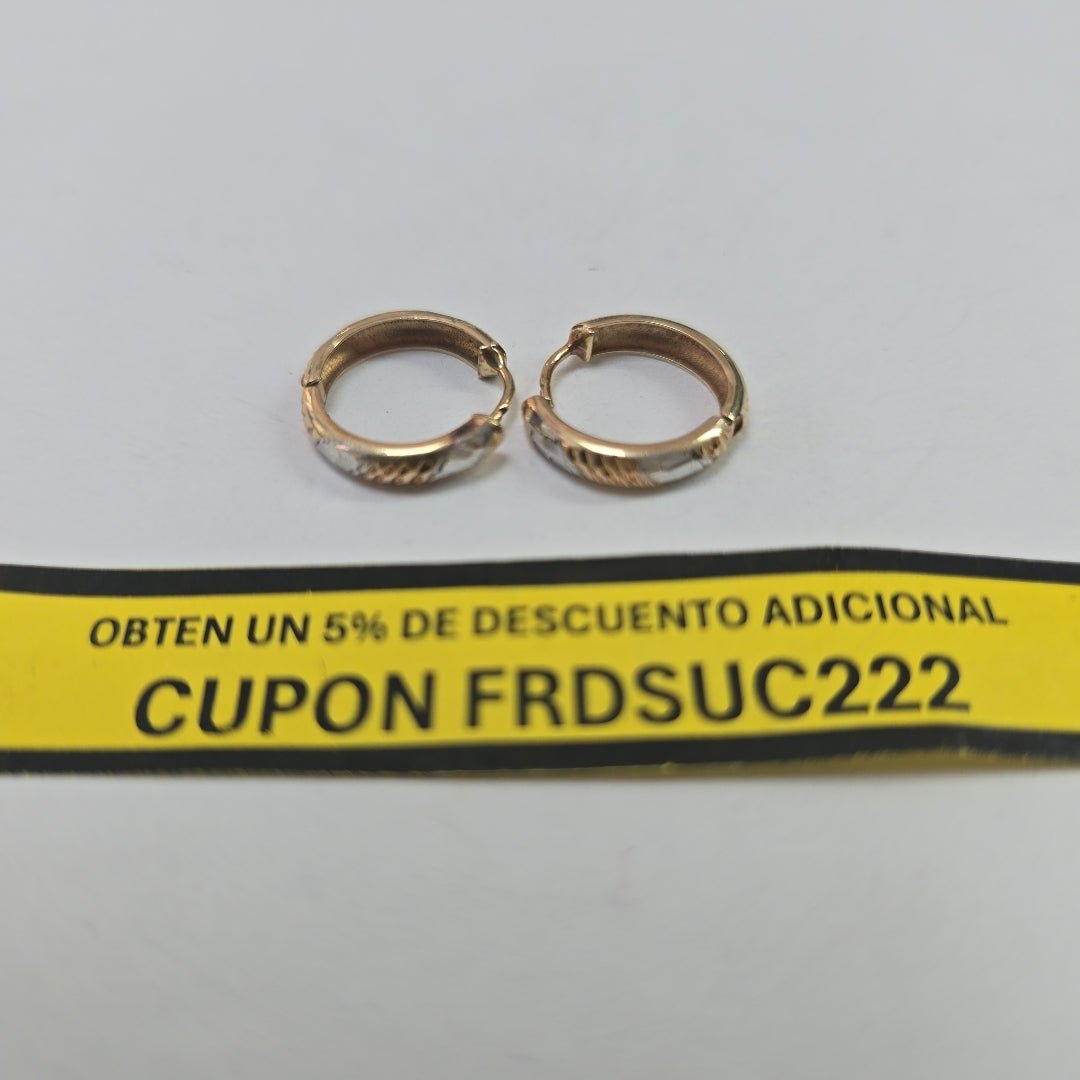 ARRACADAS PAR ORO 10 K 1,30 GRMS (SEMINUEVO)