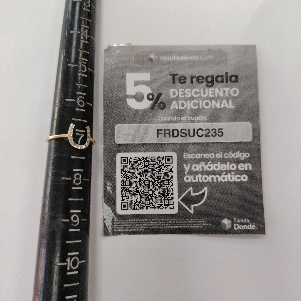 ANILLITO ORO, ORO COMBINADO 14 K 1 GRMS (SEMINUEVO)