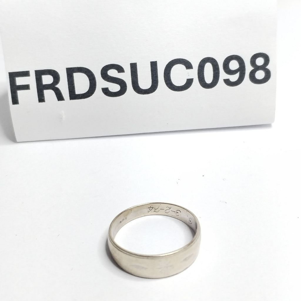 ARGOLLA ORO, ORO BLANCO 14 K 2.5 GRMS (SEMINUEVO)