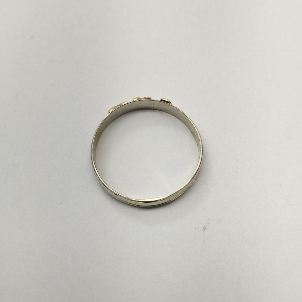 ARGOLLA ORO, ORO BLANCO 14 K 2.5 GRMS (SEMINUEVO)