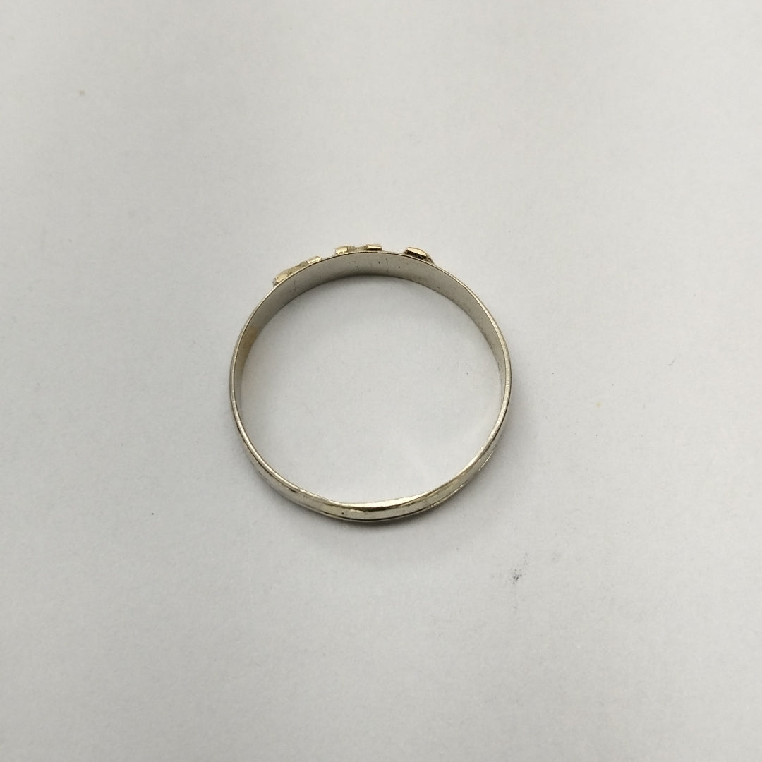 ARGOLLA ORO, ORO BLANCO 14 K 2.5 GRMS (SEMINUEVO)