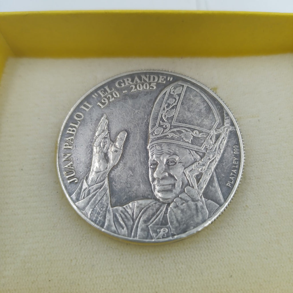 MEDALLA CONMEMORATIVA PLATA 31.2 GRMS (SEMINUEVO)