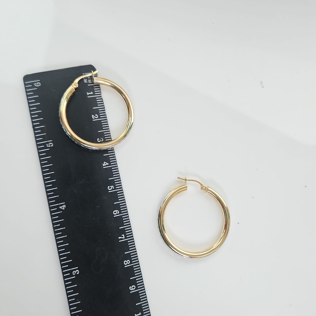 ARRACADAS PAR ORO 14 K 2,00 GRMS (SEMINUEVO)