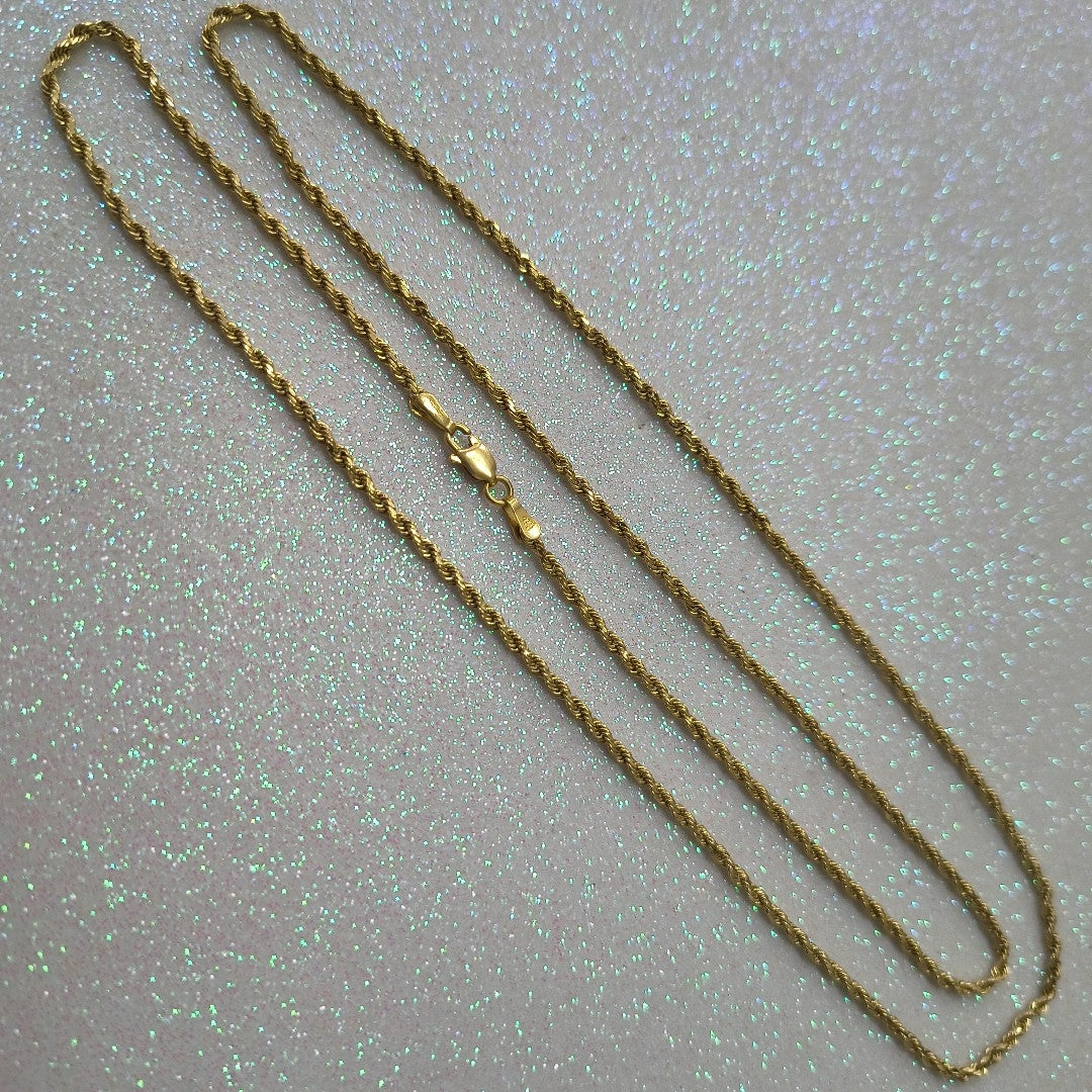 CADENA ORO 14 K 8,90 GRMS (SEMINUEVO)