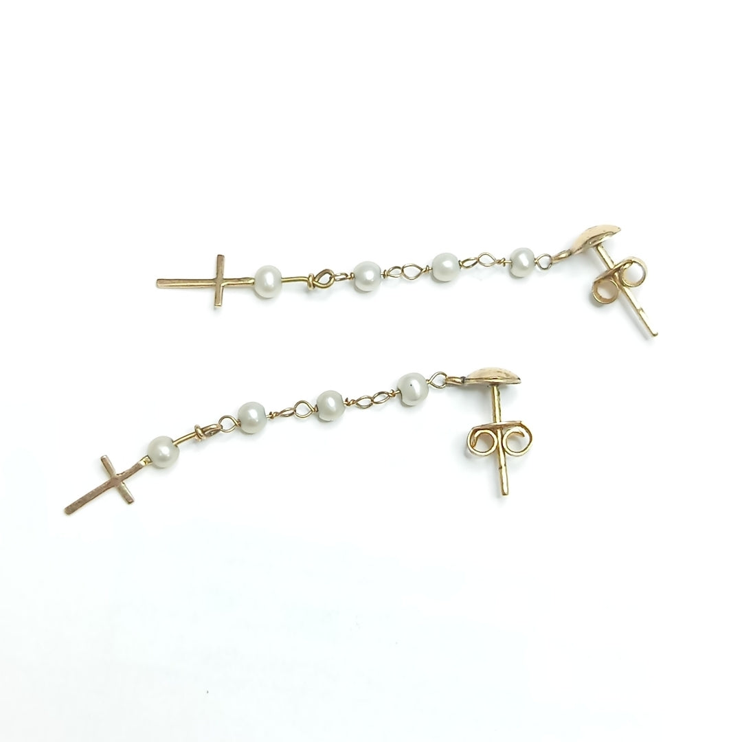 ARETES PAR ORO 14 K 1.7 GRMS (SEMINUEVO)