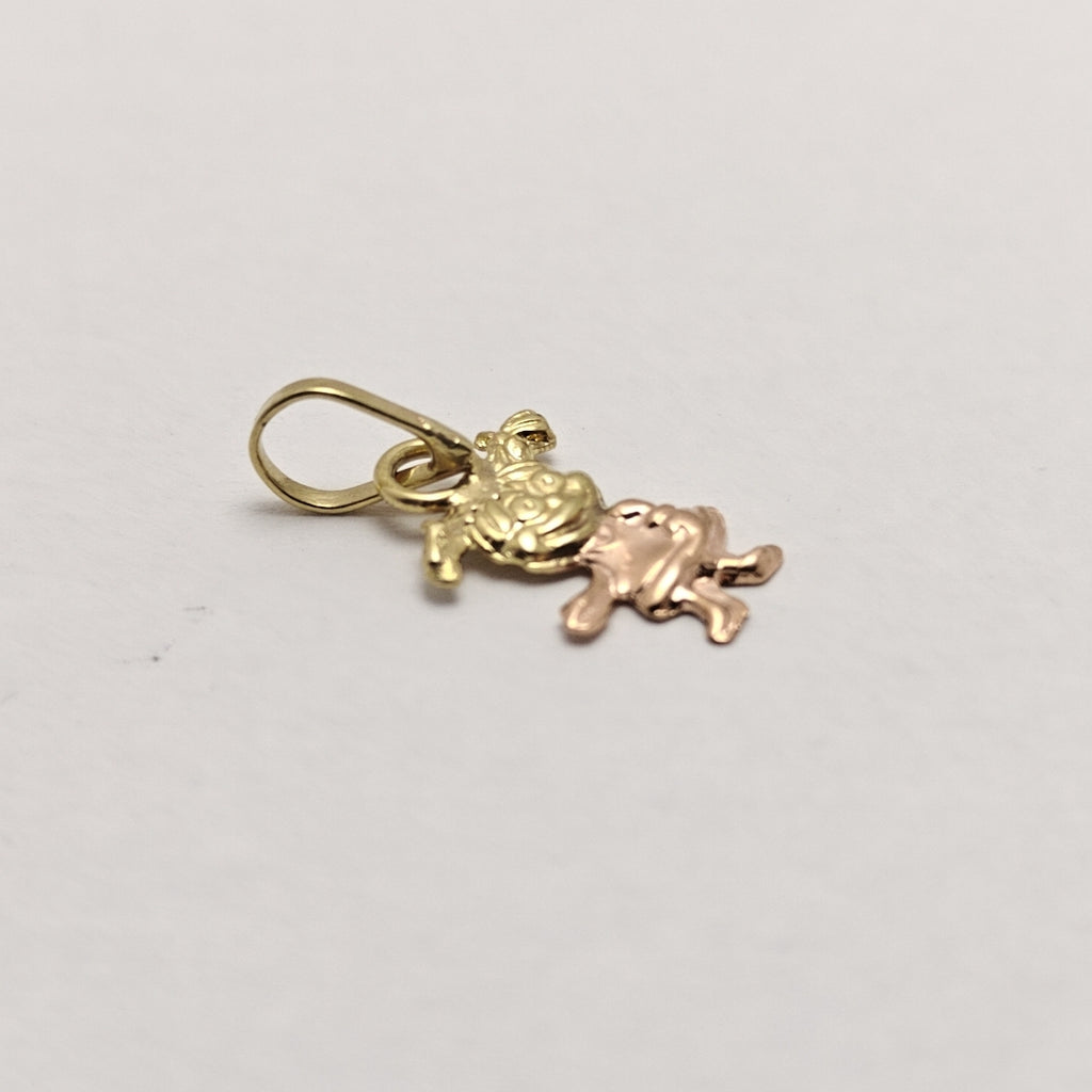 DIJE ORO COMBINADO 14 K 0,40 GRMS (SEMINUEVO)
