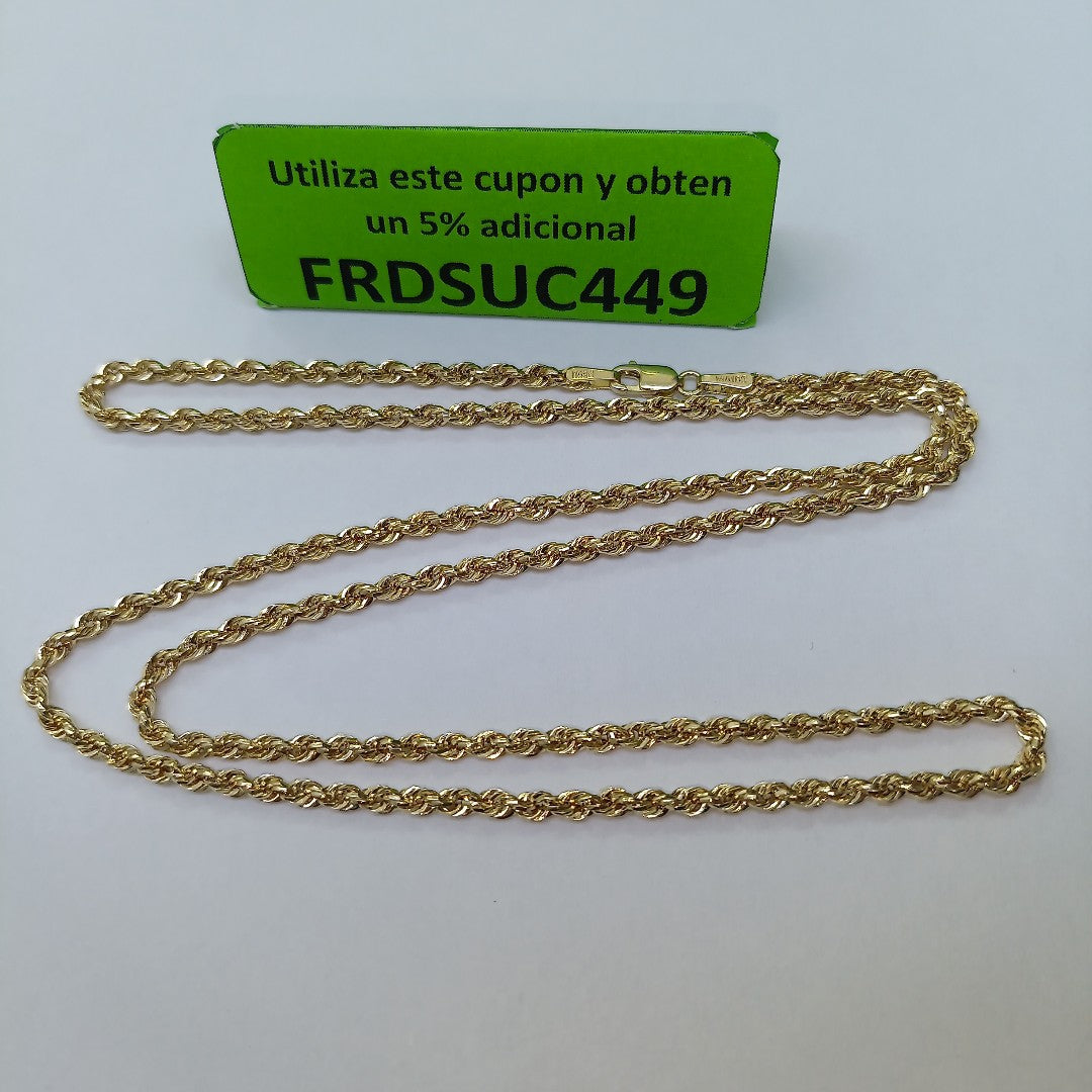 CADENA ORO 10 K 3.9 GRMS (SEMINUEVO)