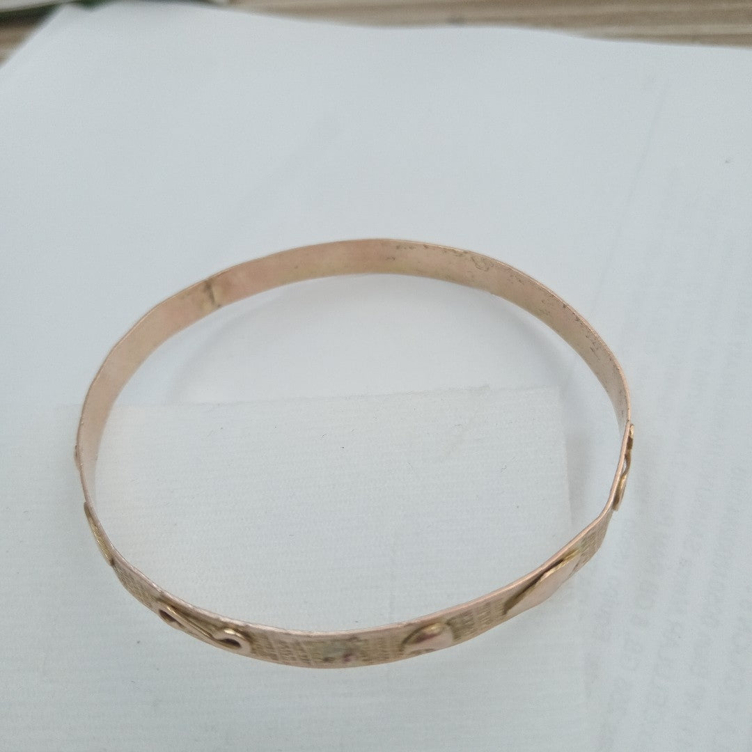 PULSERA RIGIDA ORO 8 K 9,50 GRMS (SEMINUEVO)