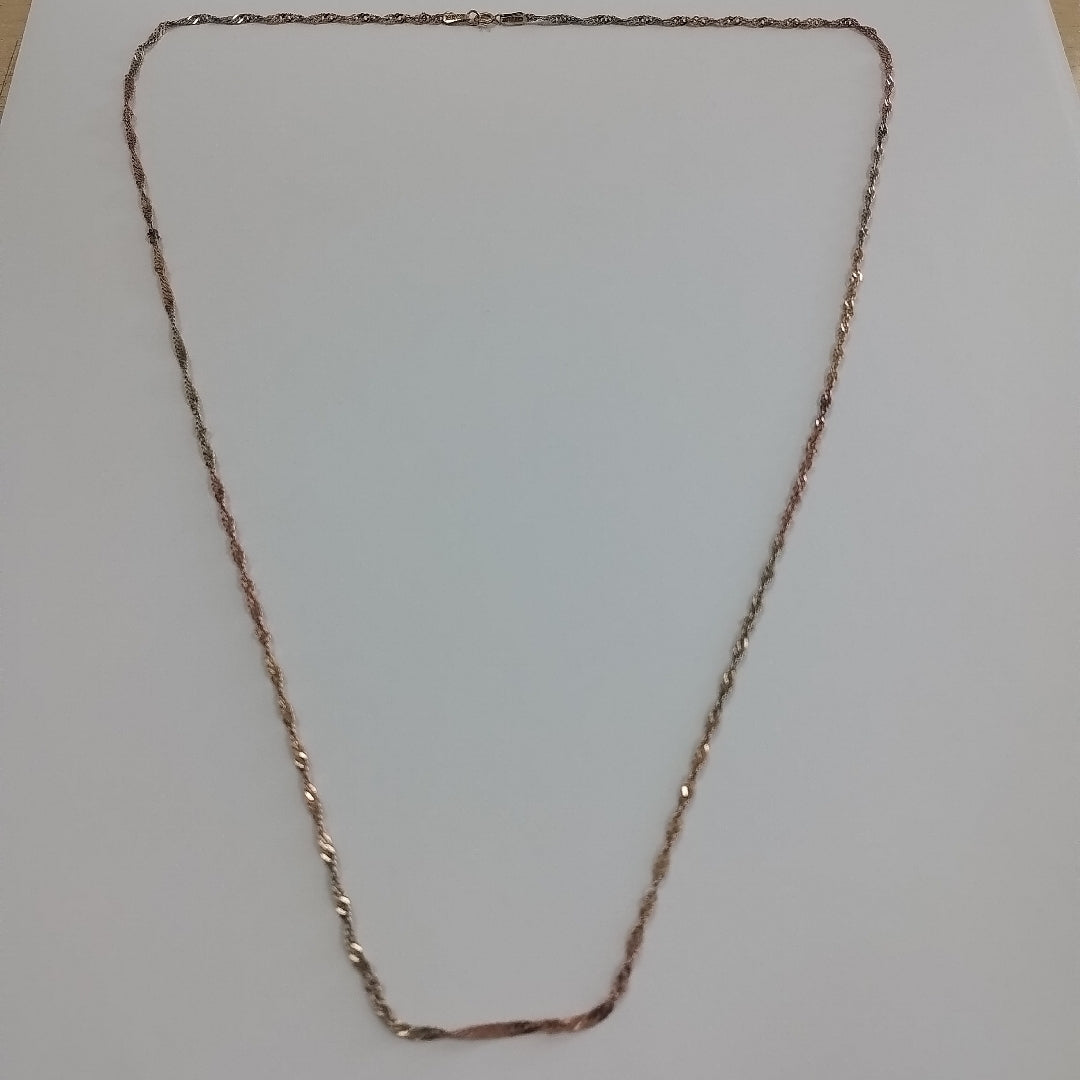 CADENA ORO, ORO COMBINADO 10 K 3 GRMS (SEMINUEVO)