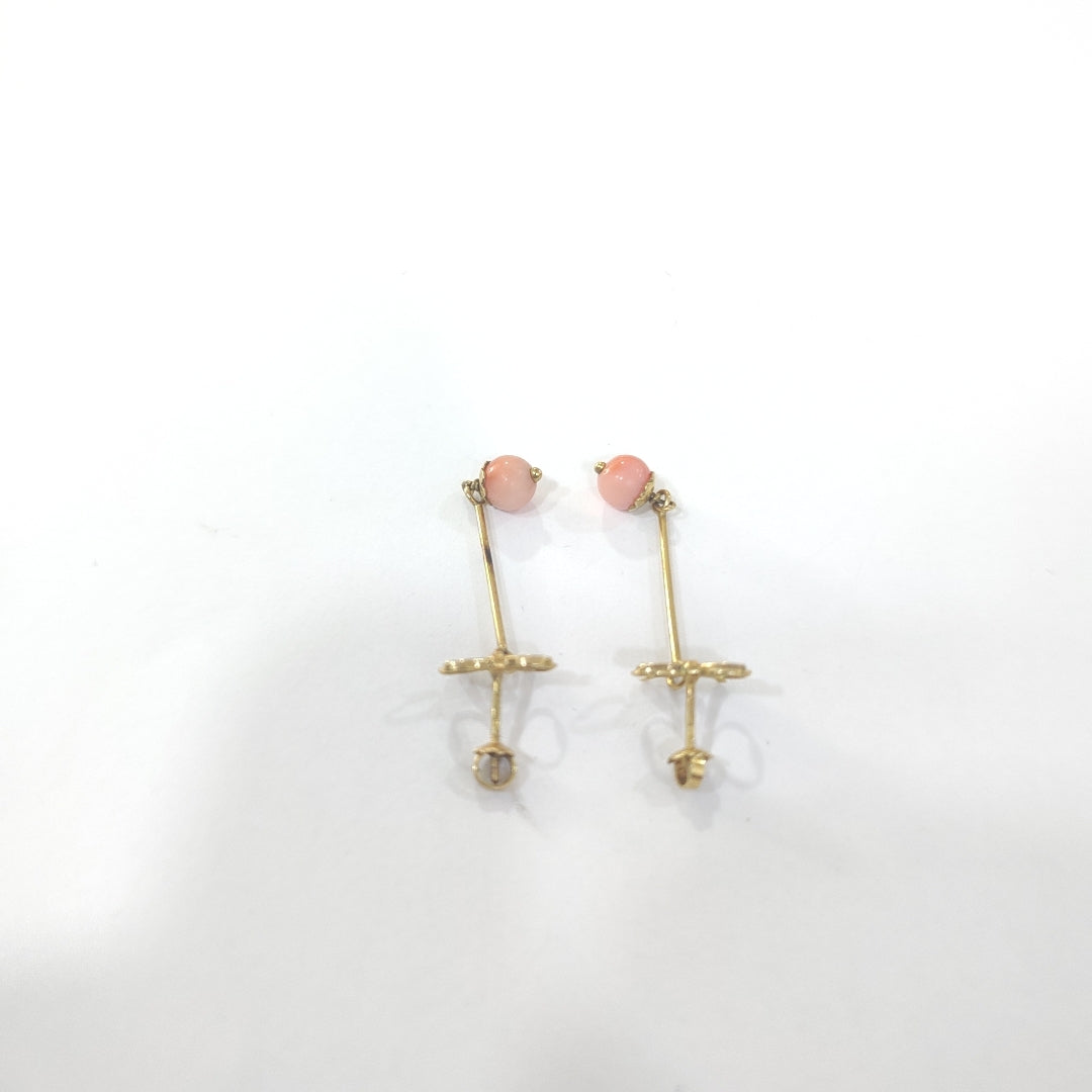BROQUELES PAR ORO 14 K 1.5 GRMS (SEMINUEVO)